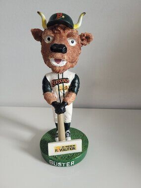 Buster Bison Buffalo Bisons Bobblehead 2004 SGA Rare Vintage Chevrolet